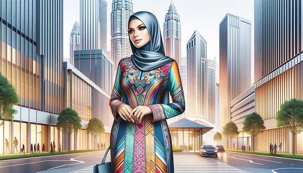 baju kurung teluk belanga